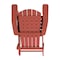 Flash Furniture Red All-Weather Folding Adirondack Chairs, 4PK 4-JJ-C14505-RED-GG - alternate 10